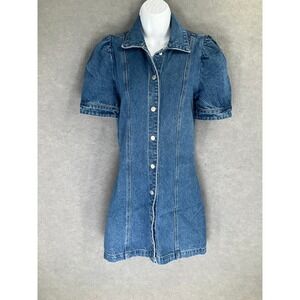 Blank NYC Blue Denim Mini Dress